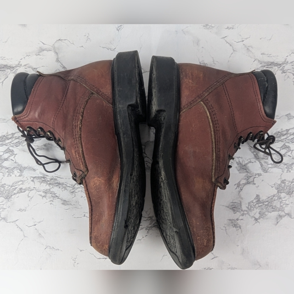 Red Wing Leather Work Boots Men's Size 9